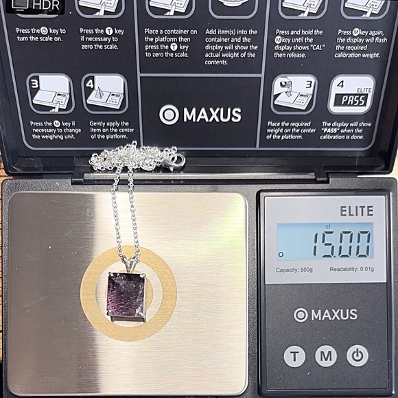 RARE Super Seven Melody Gemstone Charm Necklace - Picture 2 of 2